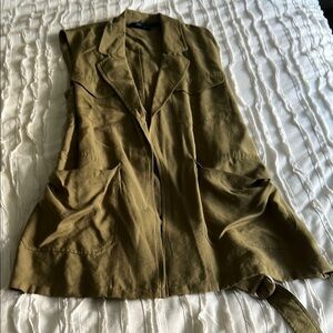 French Connection Long Belted Vest